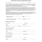 10 Medical Release Forms Free Sample Example Format Free