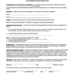 10 Medical Release Forms Free Sample Example Format Free