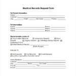 11 Medical Records Release Forms Samples Examples Format Sample
