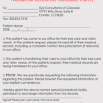 20 Free Medical Information Release Forms Templates