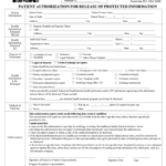 2014 MN Regions Hospital Patient Authorization For Release Of Protected