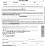 2018 2021 Form AWS Visual Acuity Record Fill Online Printable