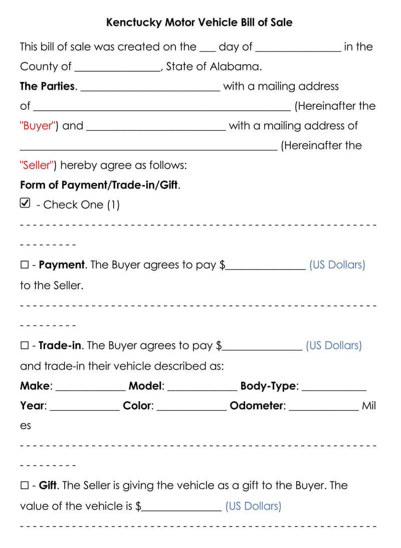 23 Release Of Liability Form Car Sale Template Best Template Design