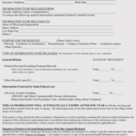 40 FREE Medical Record Release Forms Word PDF