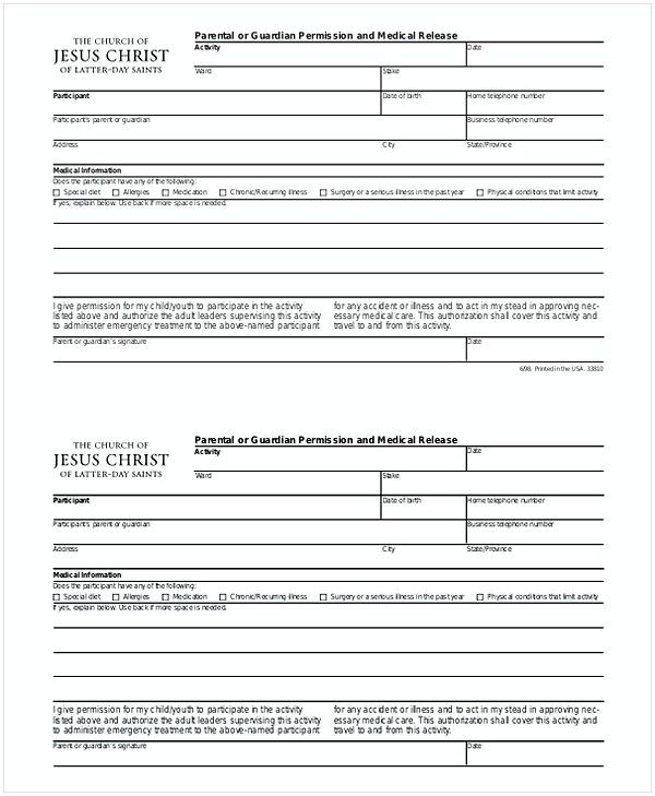 41 Get The Latest Template For Medical Release Form Here Medical 