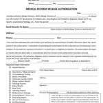 Allergy Partners Medical Records Release Authorization 2017 Fill And