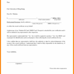 Authorization Letter To Collect Certificate Template Business Format