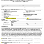 Authorization Of Release Of Medical Records Printable Pdf Download