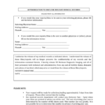 Authorization To Disclose release Medical Records Form In Word And Pdf