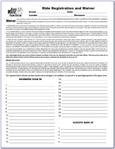 Bike Race Waiver Form Form Resume Examples q25ZqGxD0o