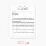 Boudoir Photography Forms Bundle Strawberry Kit