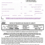 CA DMV Release Of Liability Form How To Memorize Things Liability Dmv