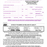 California Dmv Release Of Liability Form Pdf Amulette