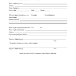 Car accident liability release form template sample