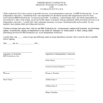 Contractor Liability Waiver Form Florida Free Download