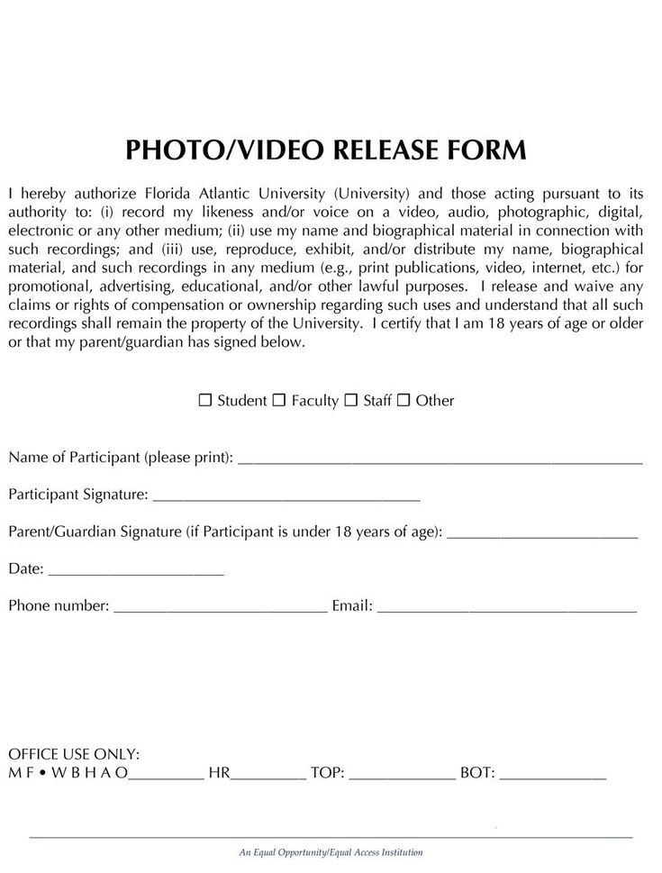 Download Photo Release Form 16 Photography Release Form Downloadable 