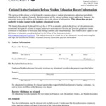 FERPA Release Form Northern Arizona University Fill Out And Sign