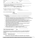 Fillable Authorization To Release Medical Information Form Printable