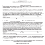 Fillable Form Inf 1101 Authorization For Release Of Driver Record