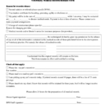 Fillable Veterinary Medical Record Release Form Printable Pdf Download