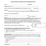 Form HIPAA F 2 Download Printable PDF Or Fill Online Notice Of Privacy