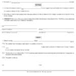 Form PCA344 Download Fillable PDF Or Fill Online Petition And Order