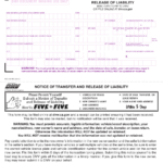 Form REG138 Download Printable PDF Or Fill Online Notice Of Transfer