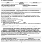 Form Ssa 3288 Consent For Release Of Information Printable Pdf Download