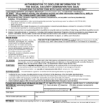 Form SSA 827 Download Fillable PDF Or Fill Online Authorization To