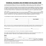 FREE 10 Sample Financial Release Forms In MS Word PDF