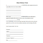 FREE 10 Sample Music Release Forms In PDF