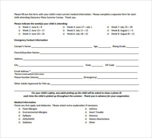 FREE 12 Sample Emergency Release Forms In PDF MS Word