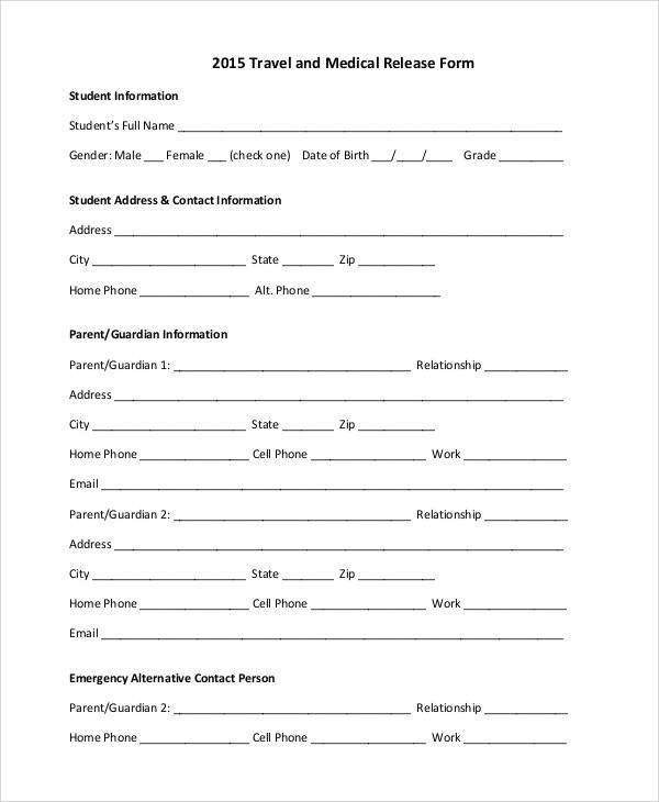 FREE 50 Sample Medical Forms In PDF MS Word