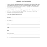 FREE 7 Photography Release Forms Organization Release Property