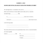 FREE 8 Sample Construction Release Forms In MS Word PDF