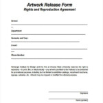 FREE 9 Sample Artwork Release Forms In PDF MS Word