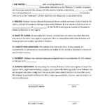 FREE Car Accident Release Of Liability PDF WORD