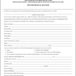 Free Michigan Soccer Medical Release Form PDF 144KB 1 Page s