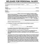 Free Release Of Liability Form Sample Waiver Form Legal Templates