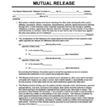 Free Release Of Liability Form Sample Waiver Form Legal Templates