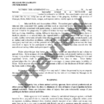 Kentucky Release Of Liability Owner Rider Release Of Liability Form