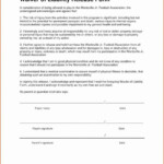 Liability Release Form Template Best Of Release Liability Letter