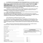 Liability Release Form transportation Liability Release Form
