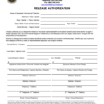 Medical Examiner Release Form Fill Online Printable Fillable Blank