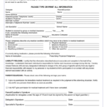 MEDICAL LIABILITY RELEASE FORM In Word And Pdf Formats