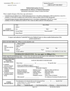 Medical Record Release Form Lovely 40 Medical Records Release Form