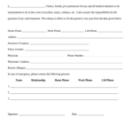 Medical Release Form 2020 2021 Fill And Sign Printable Template