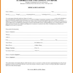 Medical Release Form For Child Template Business