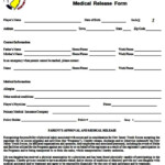 Medical Release Form Template Medical Medical Information Medical