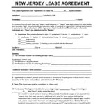 New Jersey Residential Lease Agreement Create Download